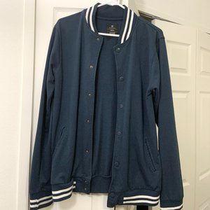 Cotton On Varsity Style Jacket Navy - Like New